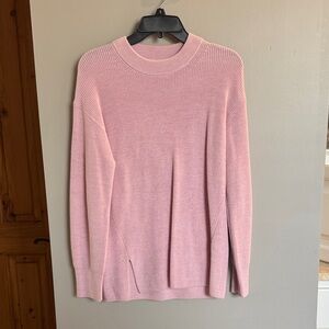 Lululemon Athletica Soft Pink Ribbed Sweater